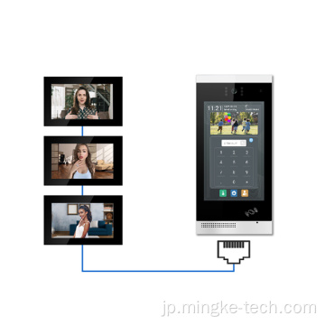 Android Digital Video Door Phone Apartmentビデオインターホン